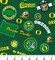Sykel Enterprises-University of Oregon Cotton Fabric-Oregon Ducks Home State Cotton Quilting Fabric